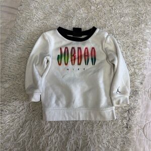 18M Nike Jordan Kids White Sweatshirt